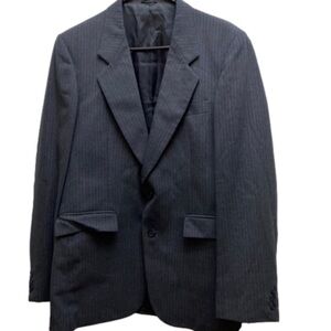 Gentry blazer men’s suit size 40R gray pinstripe top jacket